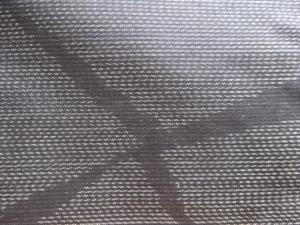 アンティーク　石畳模様織り出し本場泥大島紬着物